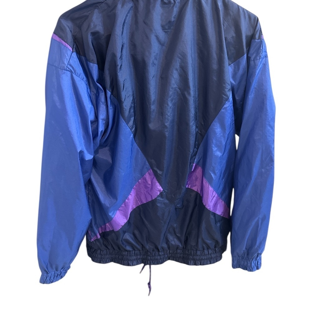 Vintage McGregor Navy and Violet Jacket 1980s - Picture 2 of 3